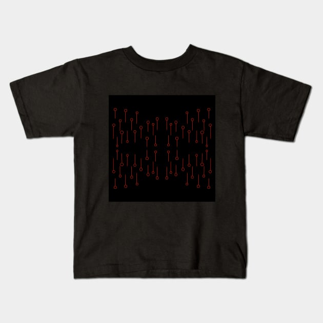 0 and 1 binary code Kids T-Shirt by jen28